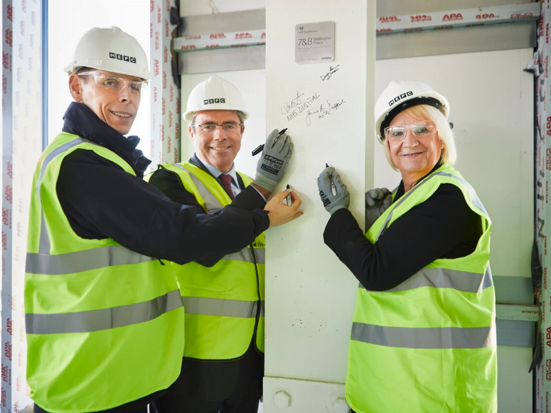 Final steel added to the Government Hub