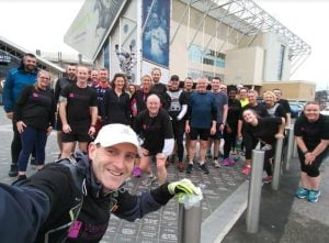 winter running richard with the Wellington Pacers