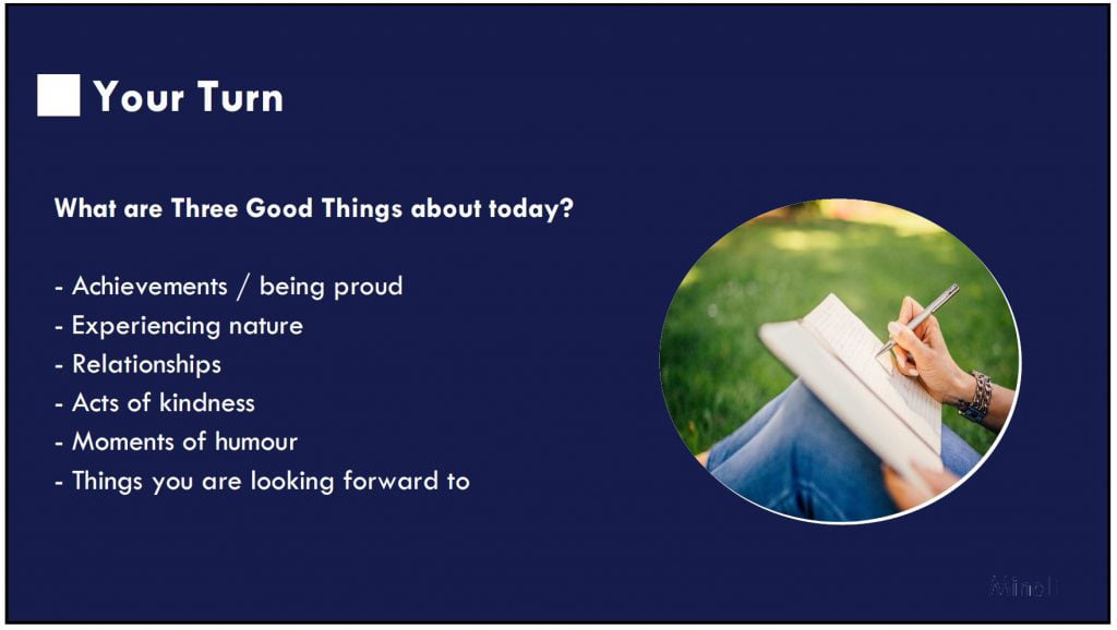 Gratitude practice journal