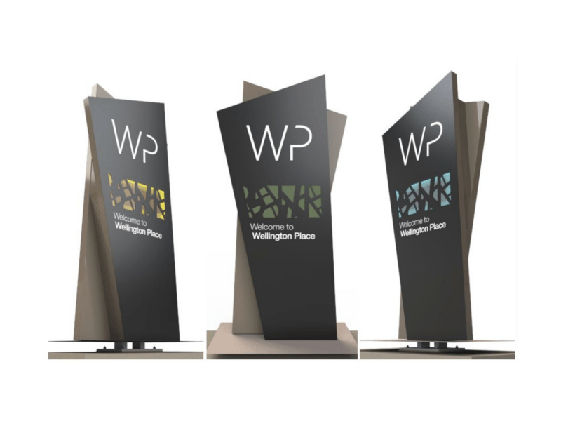 We’re installing new signs!