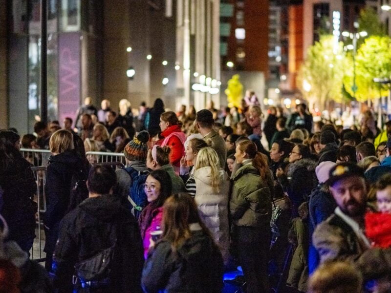 Wellington Place shines bright at Light Night 2023