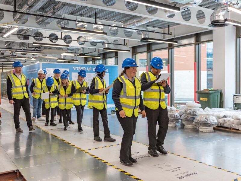 Students experience the journey of creating a new office