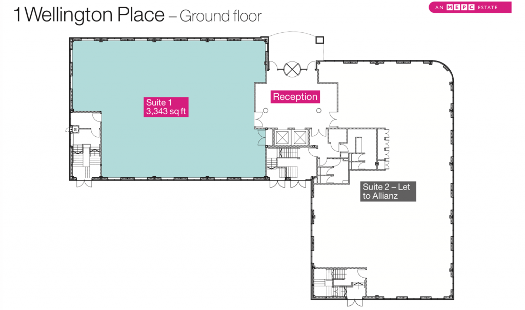 1 Wellington Place Leeds Secure large offices to rent Leeds
