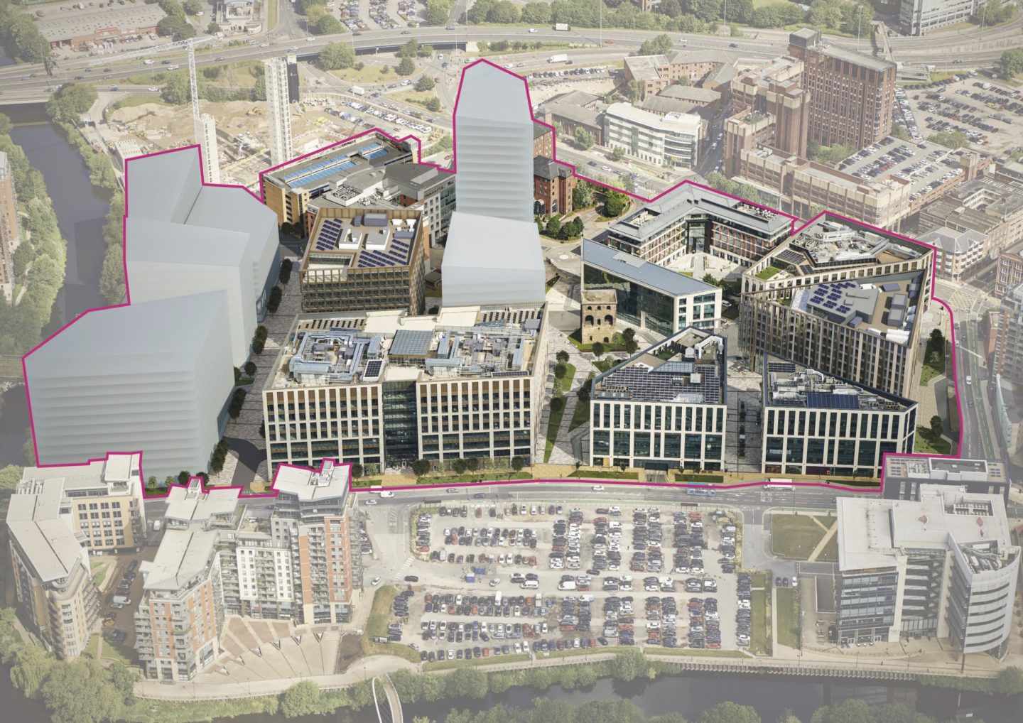 Updated Masterplan for Wellington Place Wellington Place Leeds