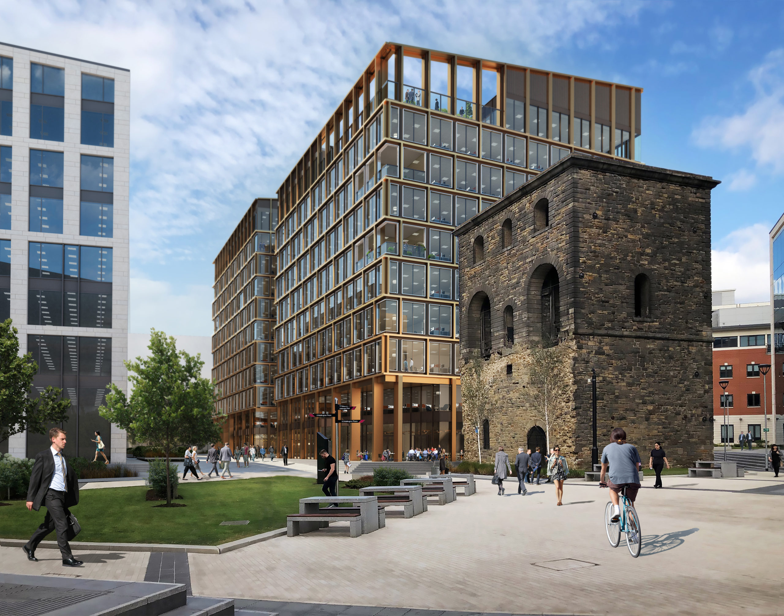 Planning approved on 11 & 12 Wellington Place Wellington Place